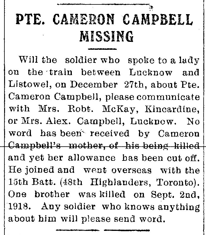 The Kincardine Reporter, March 13, 1919